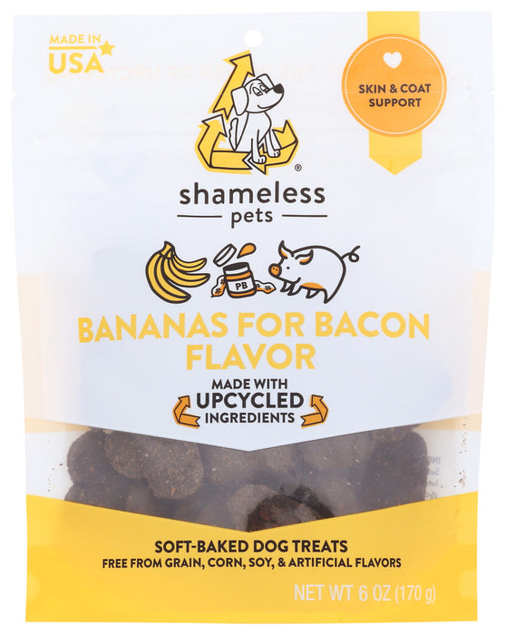 SHAMELESS PETS: Treat Dog Bacon, 6 oz