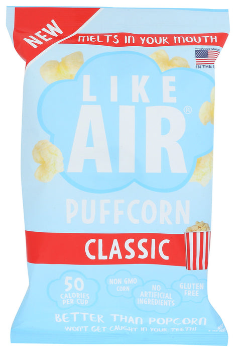 LIKE AIR: Butter Salt Baked Puffcorn, 4 oz