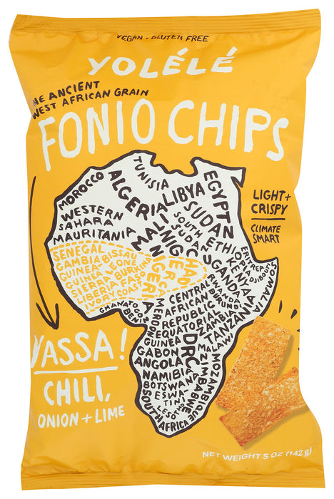 YOLELE: Yassa Fonio Chips, 5 oz