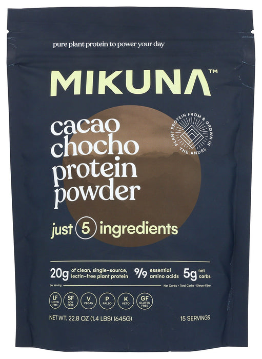 MIKUNA: Cacao Chocho Protein Powder, 22.8 oz