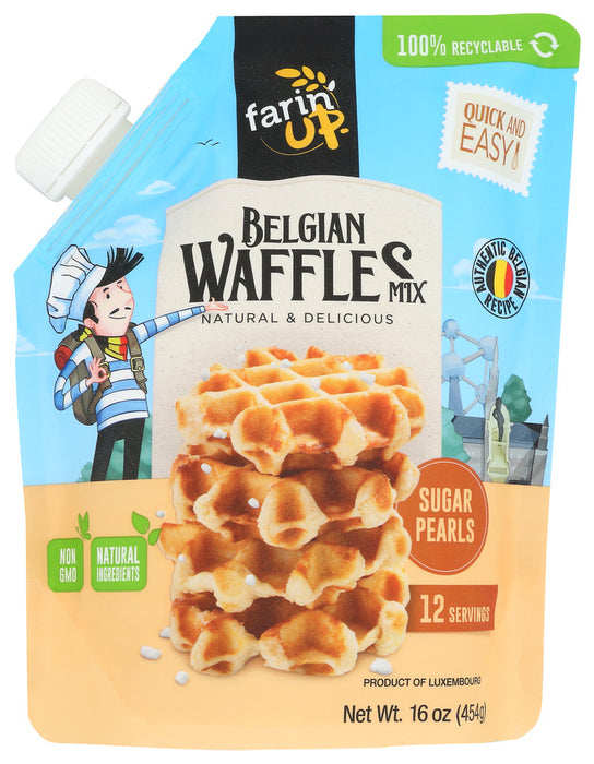 FARINUP: Belgian Waffle Mix, 16 oz