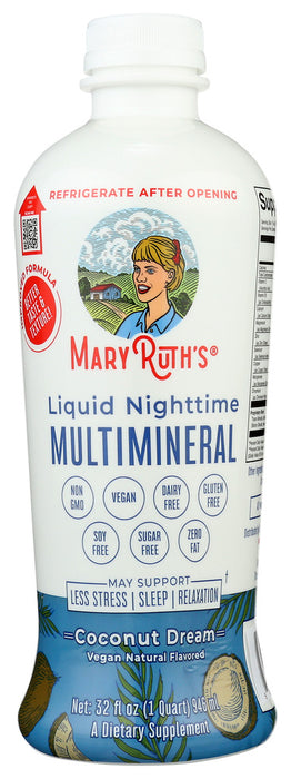 MARYRUTHS: Liquid Nighttime Multimineral, 32 fo