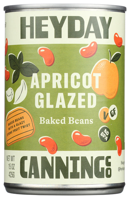 HEYDAY CANNING CO: Apricot Glazed Baked Beans, 15 oz