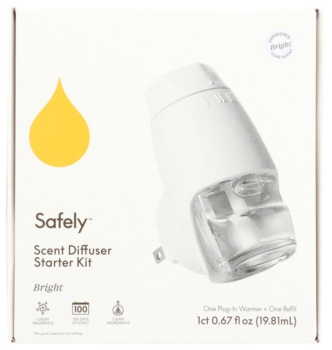 SAFELY: Bright Scent Diffuser Starter Kit, 0.67 fo