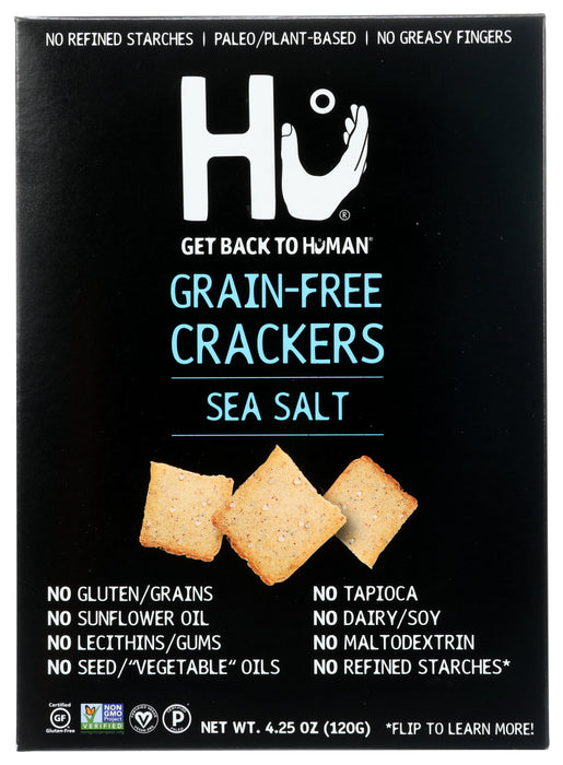 HU: Sea Salt Grain-Free Crackers, 4.25 oz