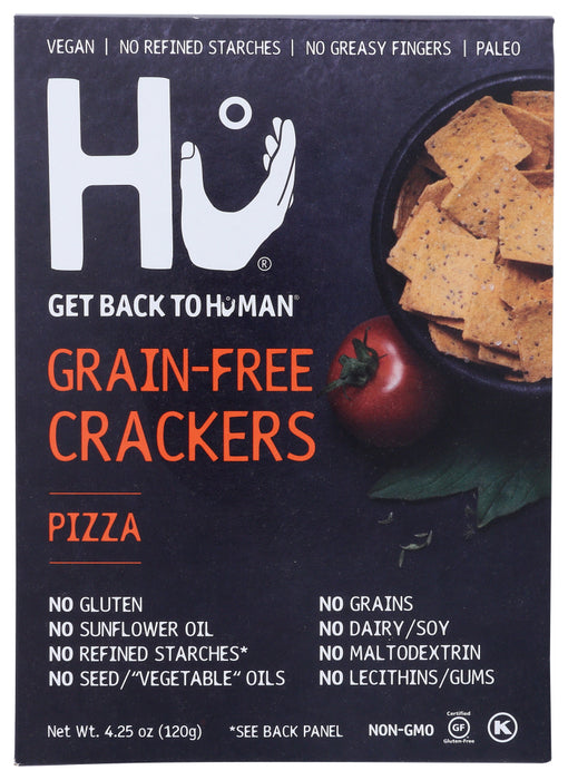HU: Pizza Grain-Free Crackers, 4.25 oz