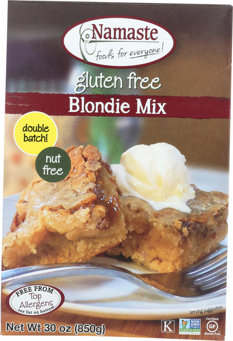 NAMASTE FOODS: Gluten Free Blondie Mix, 30 oz