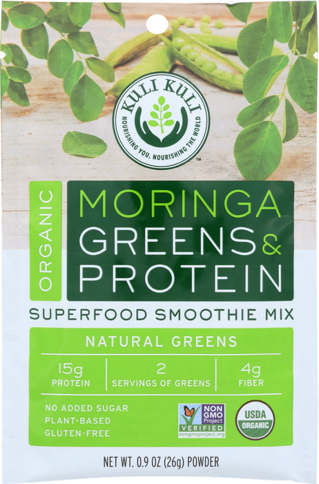 KULI KULI MO: Moringa Greens And Protein Natural Greens, 26 Gm
