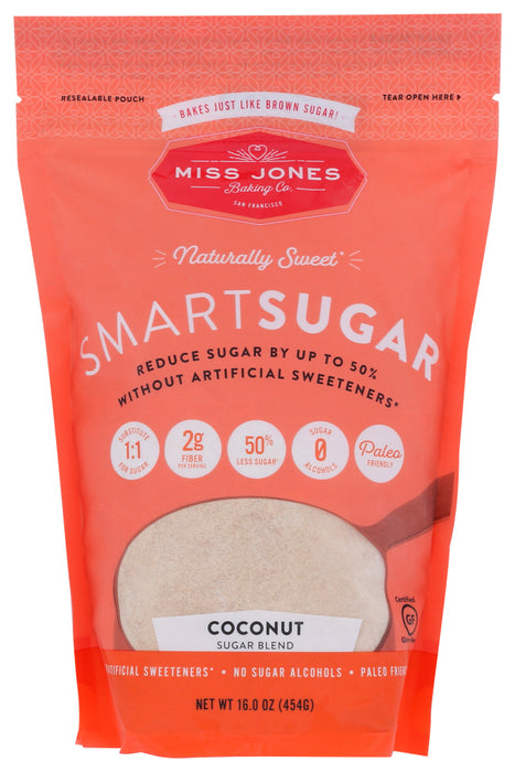 MISS JONES BAKING CO: Sweetner Coconut Sgr Blnd, 16 oz