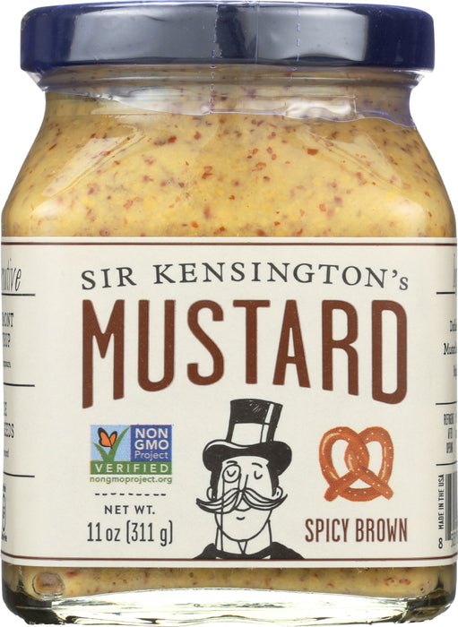 SIR KENSINGTONS: Mustard Spicy Brown, 11 oz