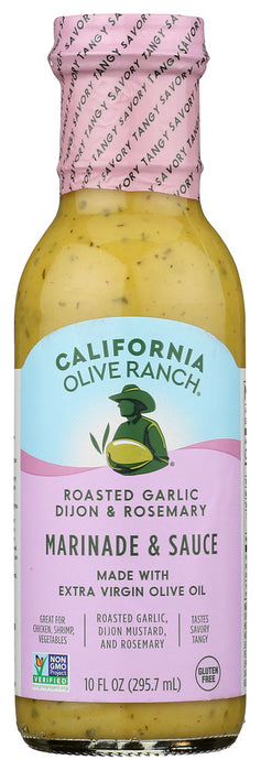 CALIFORNIA OLIVE RANCH: Roasted Garlic Dijon Marinade Sauce, 10 fo