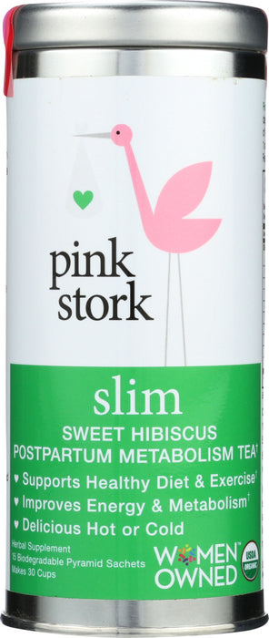 PINK STORK: Tea Postpartum Weight Loss Sweet Hibiscus, 15 bg