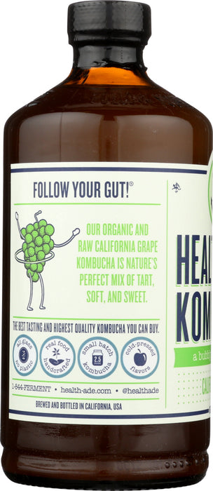 HEALTH ADE: California Grape Kombucha, 16 oz