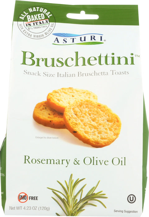 ASTURI: Bruschettini Rosemary & Olive Oil, 4.23 oz