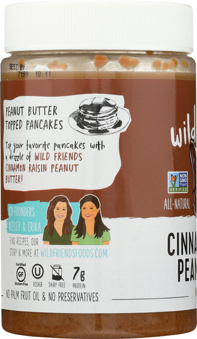 WILD FRIENDS: Peanut Butter Cinnamon Raisin, 16 oz