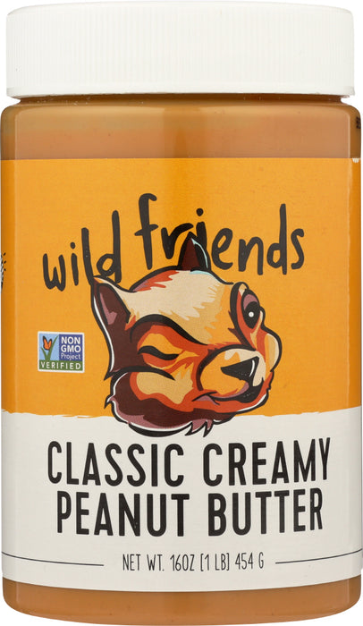 WILD FRIENDS: Peanut Butter Classic Creamy, 16 oz