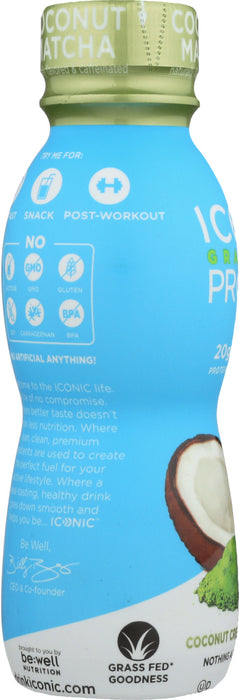 ICONIC: Protein Drink Coconut Matcha, 11.5 oz