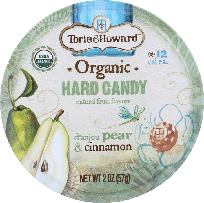 TORIE & HOWARD: Candy Tin Pear & Cinnamon, 2 oz