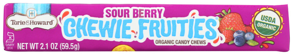TORIE & HOWARD: Sour Berry Stick Chewie Fruities Stick Pack, 2.1 oz