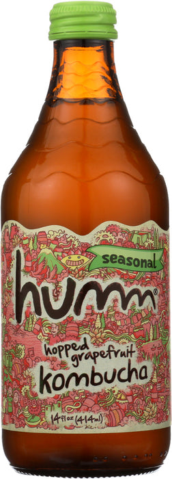 HUMM: Kombucha Seasonal Grapefruit, 14 fl oz