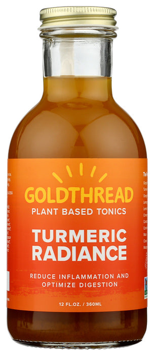 GOLDTHREAD: Turmeric Radiance Tonic, 12 fo