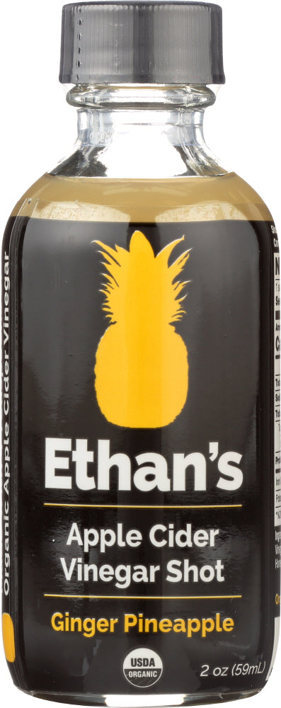 ETHANS: Pineapple Ginger Apple Cider Vinegar Shot, 2 fl oz - No Brand For Less 