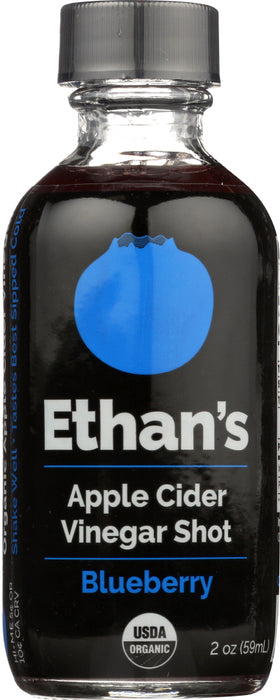 ETHANS: Apple Cider Vinegar Shot Blueberry, 2 oz - No Brand For Less 