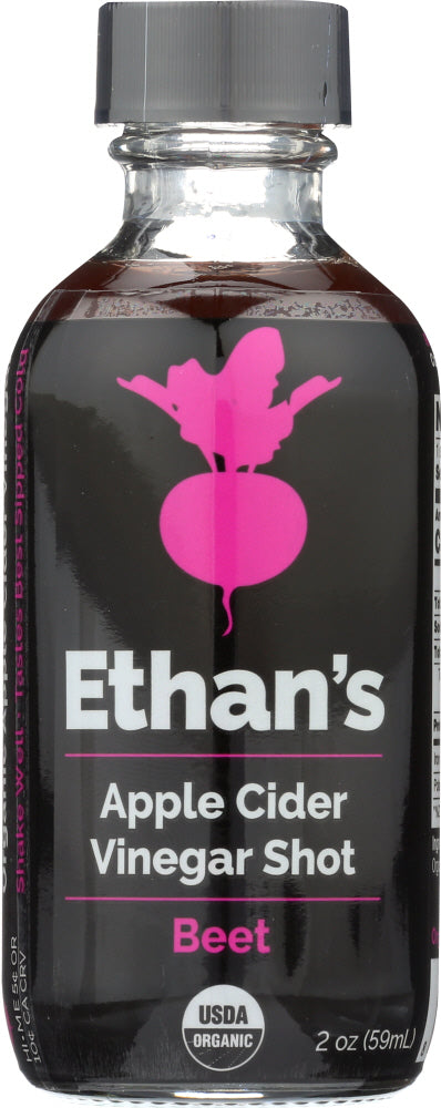 ETHANS: Shot Apple Cider Vinegar Beet, 2 oz - No Brand For Less 