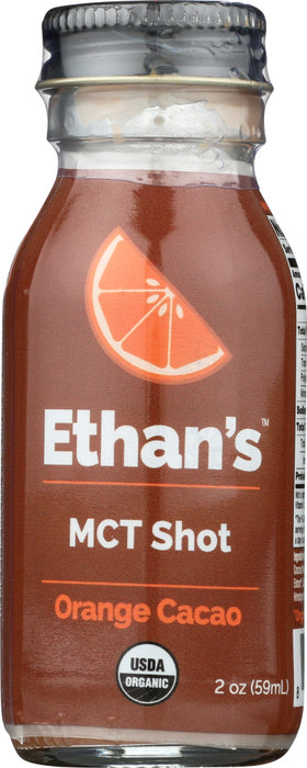 ETHANS: Shot MCT Orange Cacao, 2 oz - No Brand For Less 
