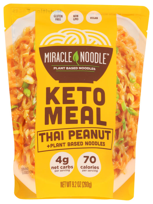MIRACLE NOODLE: Keto Meal Thai Peanut, 9.2 oz