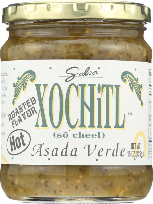 XOCHITL: Salsa Asada Verde Hot, 15 oz