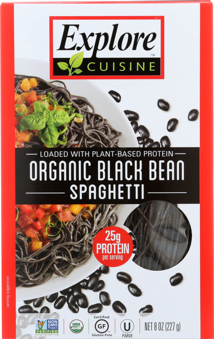 EXPLORE CUISINE: Black Bean Spaghetti Pasta, 8 oz