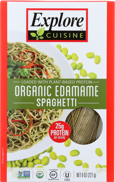 EXPLORE CUISINE: Edmame Spaghetti Pasta, 8 oz