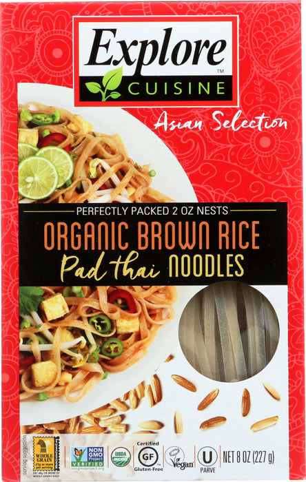 EXPLORE CUISINE: Brown Rice Pad Thai Noodles, 8 oz