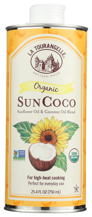 LA TOURANGELLE: Organic Sun Coco Oil, 750 ml