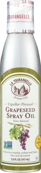 LA TOURANGELLE: Grapeseed Oil Spray, 147 ml