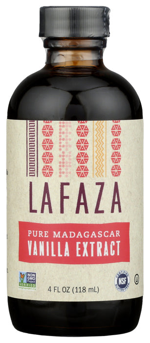 LAFAZA: Pure Madagascar Bourbon Vanilla Extract, 4 oz
