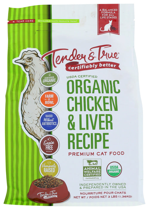 TENDER AND TRUE: Cat Fd Chicken & Liver, 3 lb