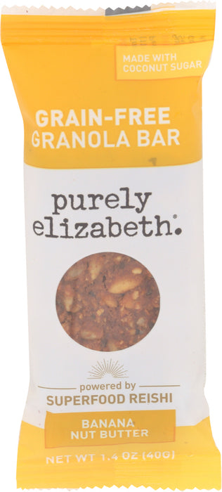 PURELY ELIZABETH: Bar Granola Banana Nut Grain Free, 1.4 oz