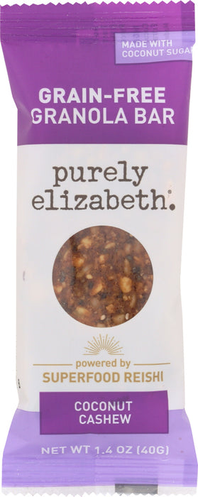 PURELY ELIZABETH: Bar Granola Coconut Cashew Grain Free, 1.4 oz
