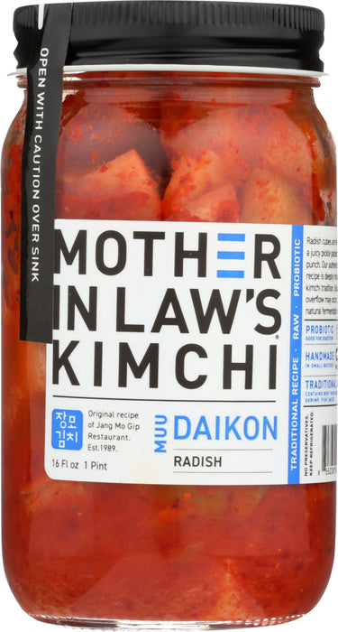 MOTHER IN LAW: Muu Daikon Radish Kimchi, 16 oz
