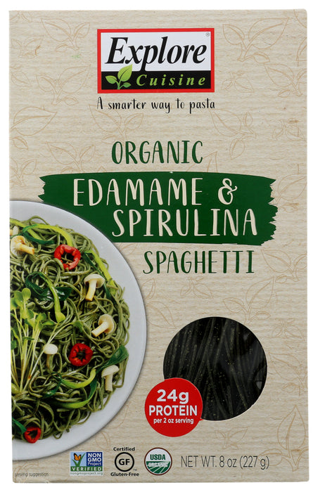 EXPLORE CUISINE: Organic Edamame and Spiraluna Spaghetti, 8 oz
