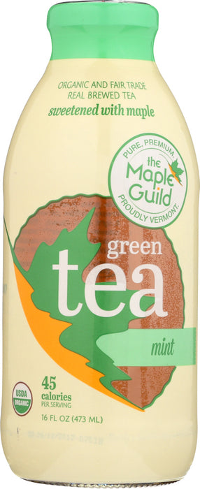 THE MAPLE GUILD: Green Iced Tea Mint, 16 fo