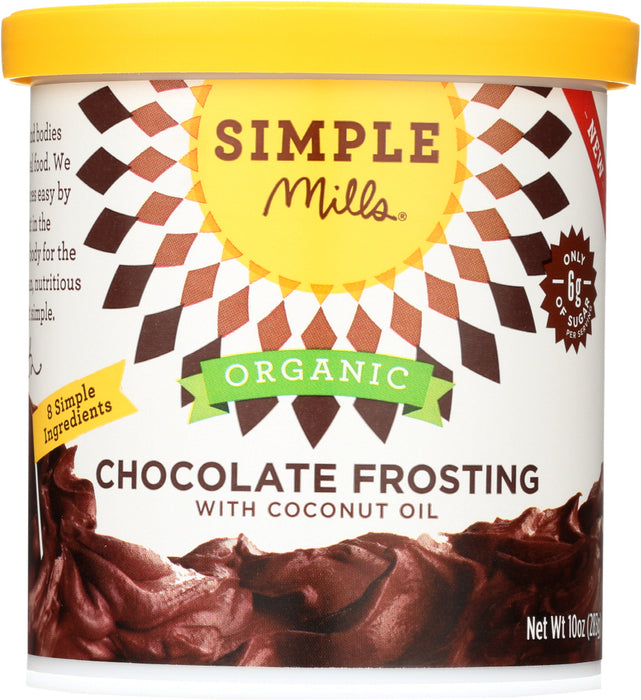 SIMPLE MILLS: Chocolate Frosting, 10 oz