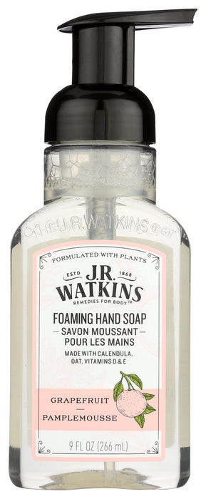 JR WATKINS: Grapefruit Foaming Hand Soap, 9 fo