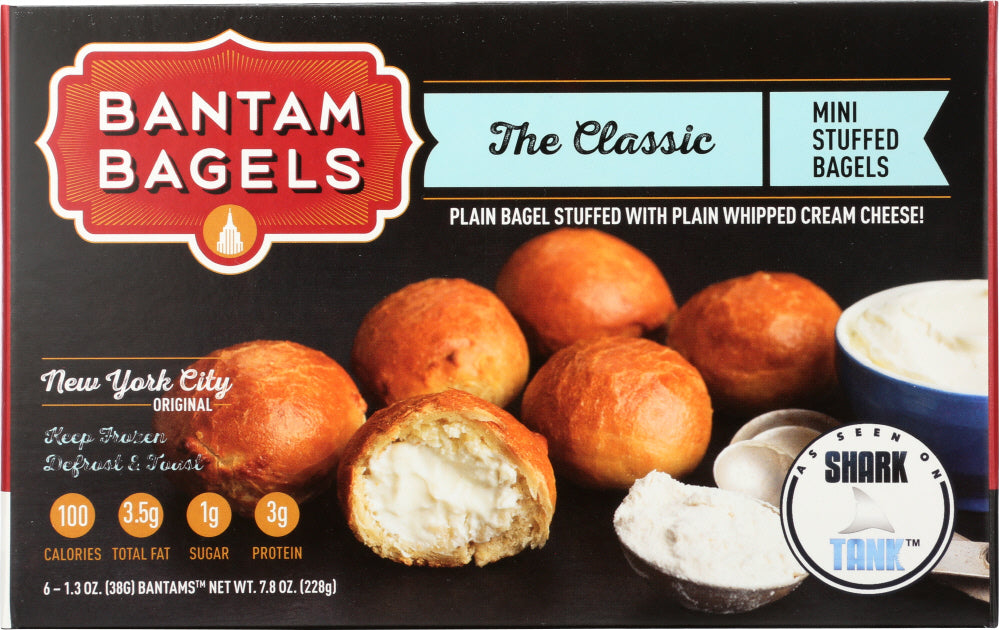 BANTAM BAGELS: Classic Mini Bagels, 7.8 oz