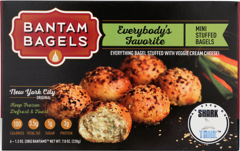 BANTAM BAGELS: Everybody's Favorite Mini Bagels, 7.8 oz