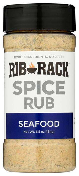 RIB RACK: Rub Seafood Spice, 6.5 OZ