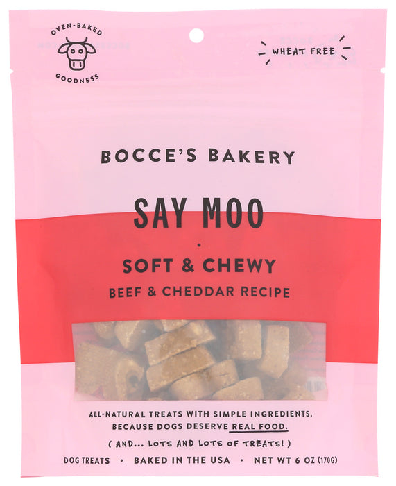 BOCCES BAKERY: Beef and Cheddar Recipe Dog Treat, 6 oz