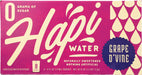 HAPI DRINKS: Water Grape Hapi, 8 pk - No Brand For Less 